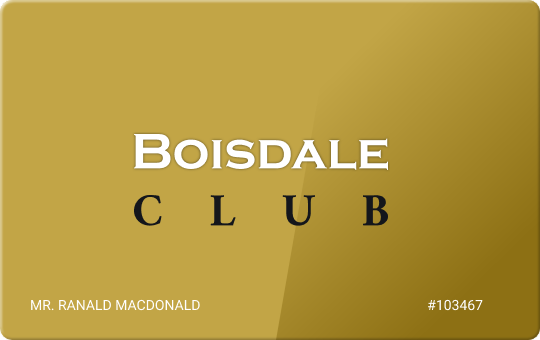 Boisdale membership card